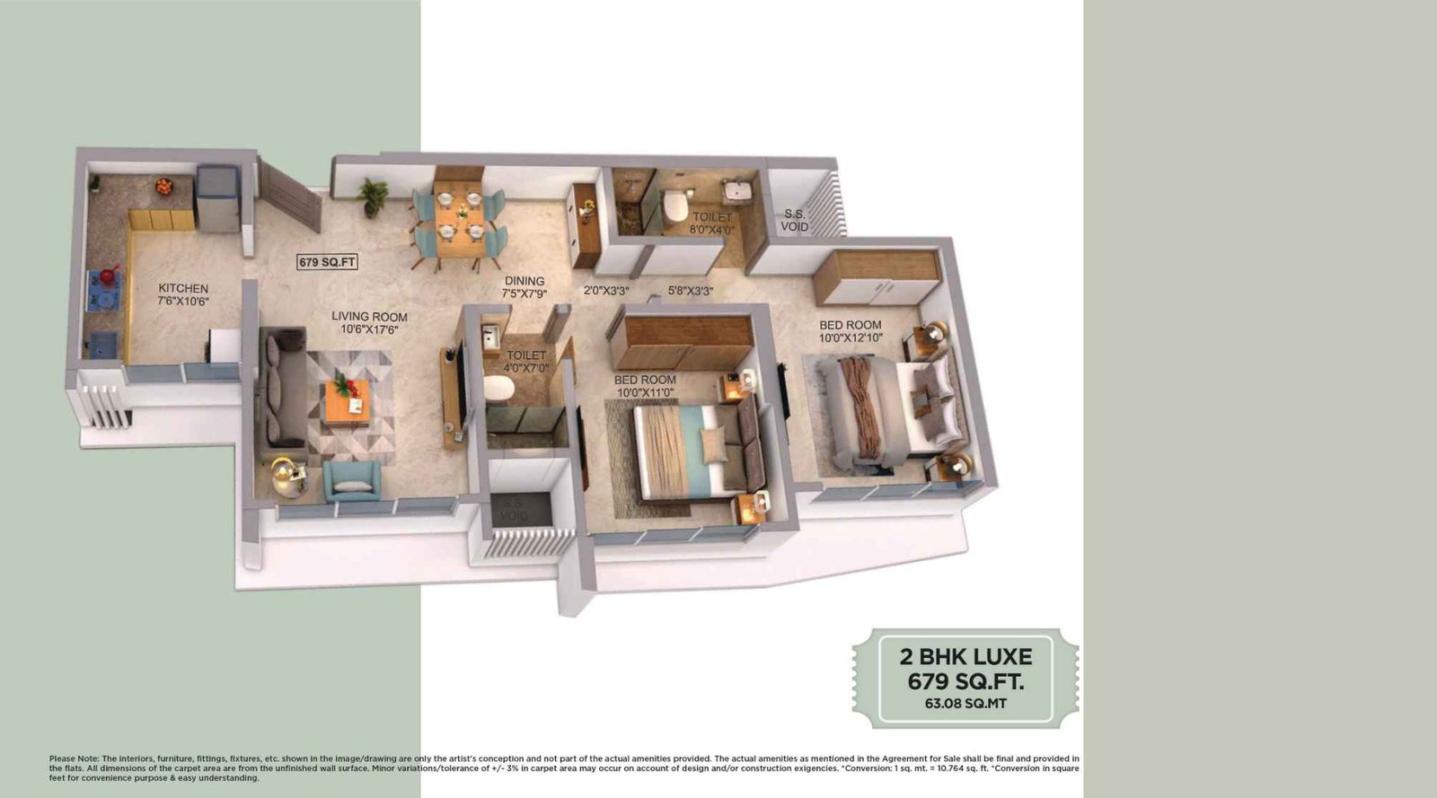 Aikya-Roots-2-BHK-Floorplan-679-sqft